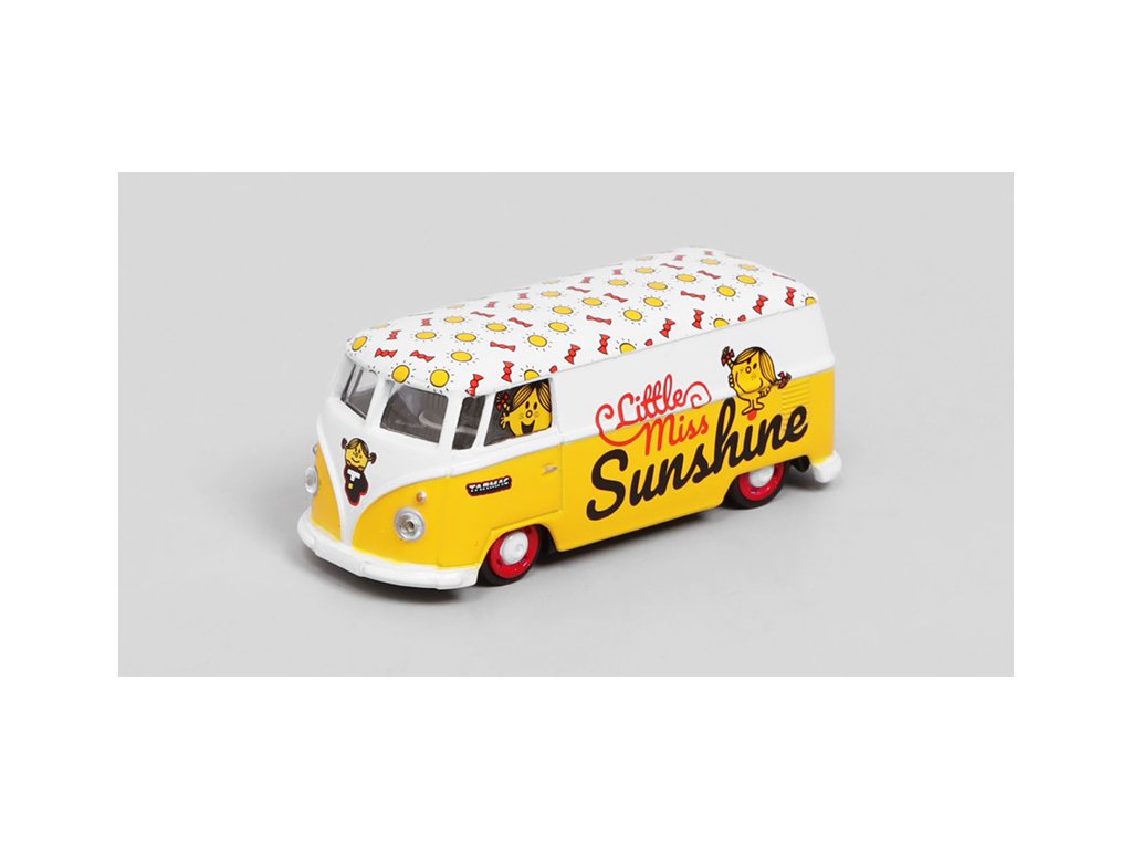 Volkswagen Type II T1 Panel Van 1:64 - TARMAC / Schuco  VW T1 Van VW " Mr. Men Little Miss "  - kovový model auta 1/64
