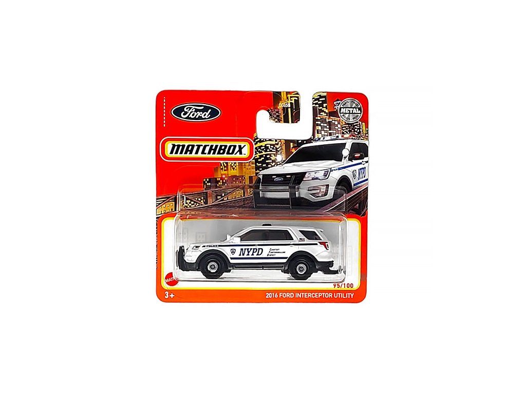 Matchbox fém kisautó - 2016 Ford Interceptor Utility - Gyerekajándék