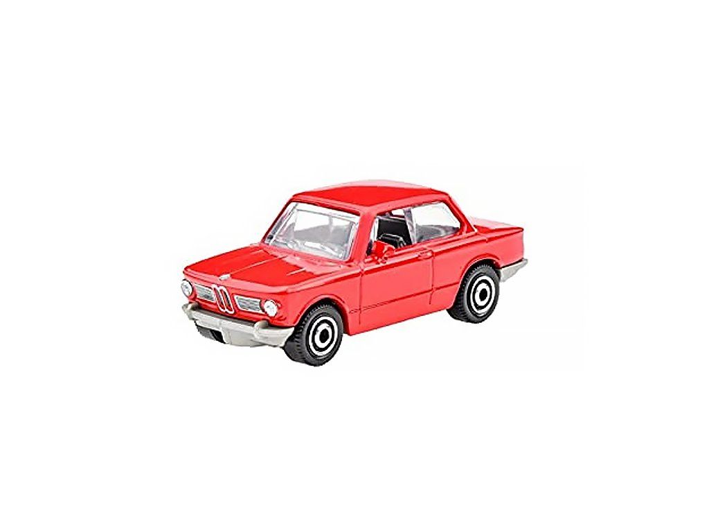 MATCHBOX 1969 BMW 2002 87/100 RACING RED 1:64 MÉTAL SHORT CART