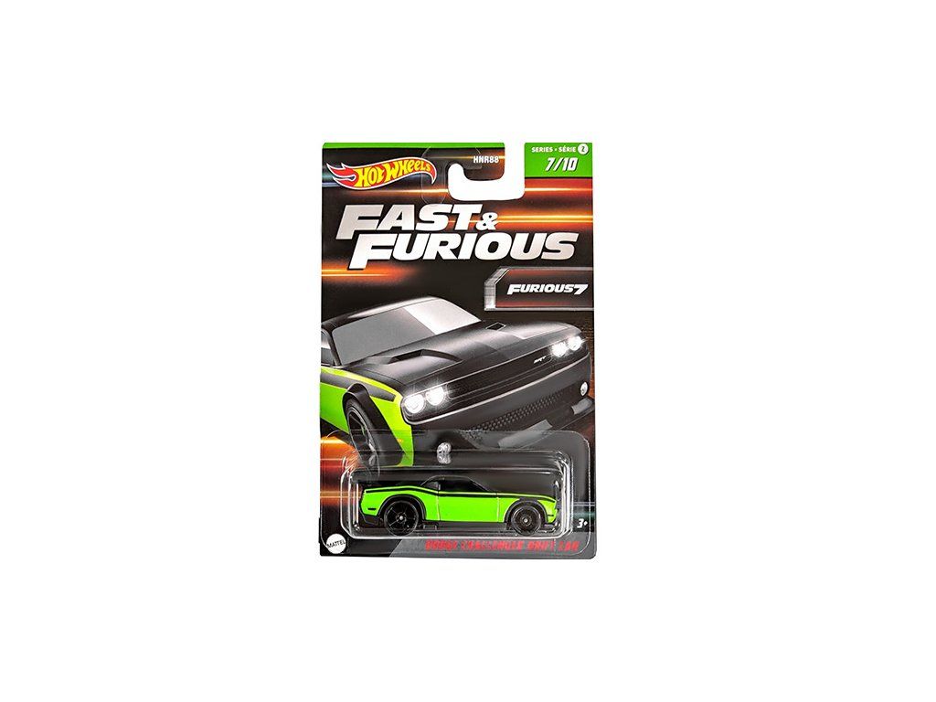 Dodge Challenger Drift Car Fast & Furious 7 1:64 - Hot Wheels