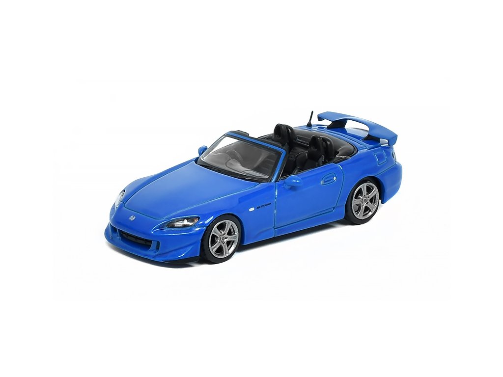 Honda S2000 Type S RHD modrá 1:64 - MiniGT  Honda S-2000 AP2 Type S - kovový model auta