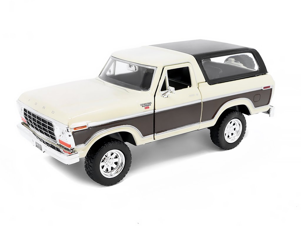Ford Bronco 1978 hnědá / béžová 1:24 - MOTORMAX - Automodels.cz