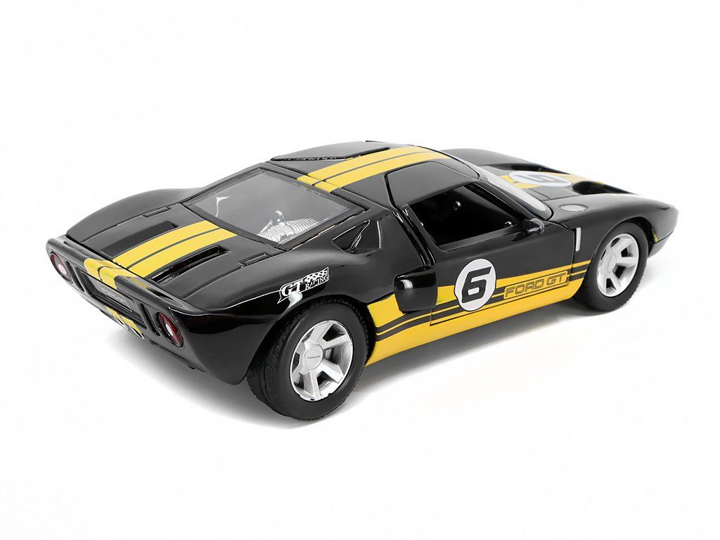 Ford GT Concept Racing Negro/Amarillo 1:24 – Coche en miniatura a e