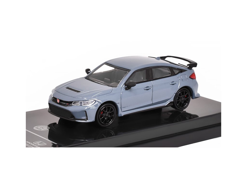 Honda Civic Type R FLC 2023 šedá 1:64 - PARAGON Models BAZAROVÉ ZBOŽÍ  Honda Civic R FL5 2023 - kovový model auta 1/64