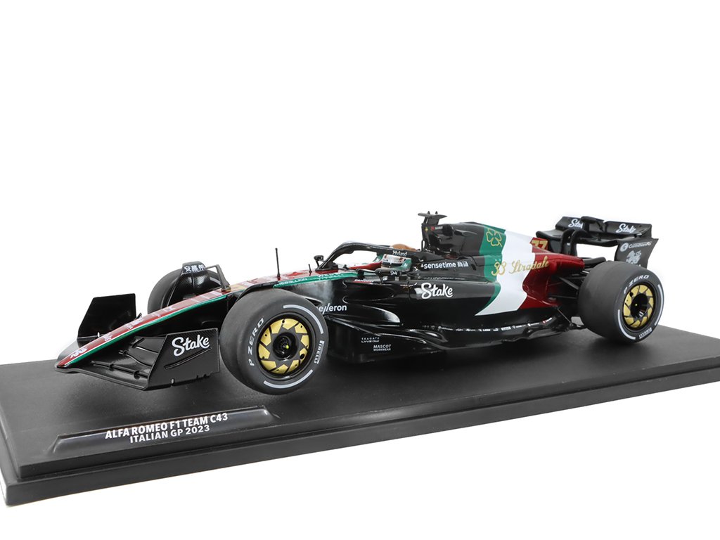 Alfa Romeo F1 Team C43 #77 Italian GP 2023 1:18 - Solido