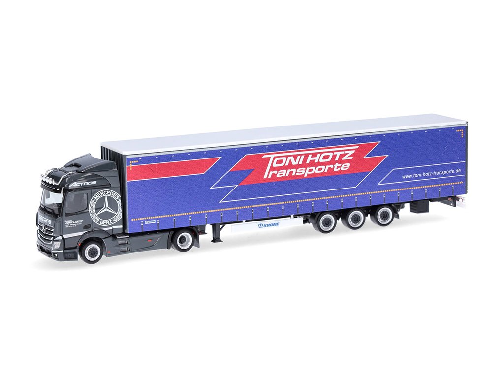 Amazon.com: Herpa Mercedes-Benz Actros Streamspace Truck
