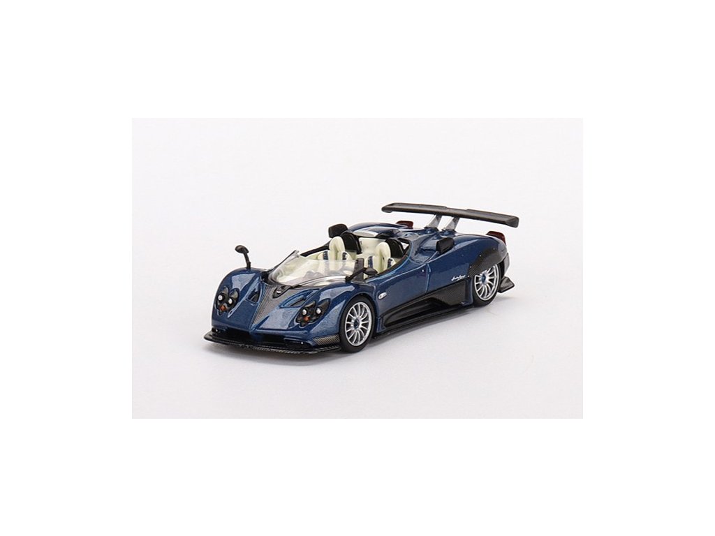 Pagani Zonda HP Barchetta Blue Tricolore 1:64 - MiniGT  Pagani Zonda - kovový model