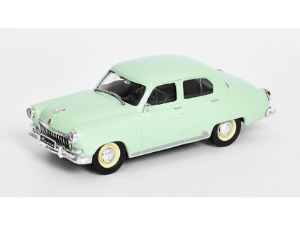 GAZ-21i Volga  1:43 - Kultovní auta SSSR časopis s modelem #6  Volha GAZ m21 GAZ 21i - kovový model auta