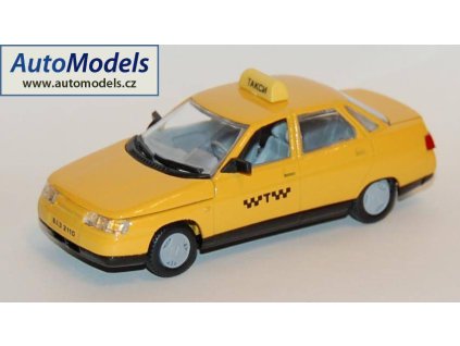 Časopis s modelem LADA  VAZ – 2110 TAXI  LADA VAZ – 2110 TAXI - kovový model auta