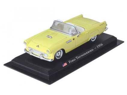 Ford Thunderbird - 1956 1:43 časopis s modelem  Ford Thunderbird - kovová model auta