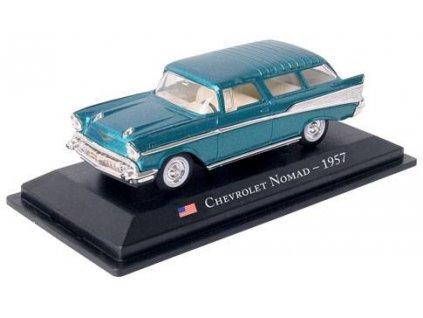 Chevrolet Nomad - 1957 1:43 - Legendární automobily časopis s modelem  Chevrolet Nomad - kovový model auta