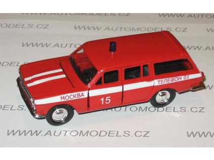 VOLHA GAZ – 2402 hasičské auto  VOLHA GAZ – 2402 hasičské auto - kovový model auta