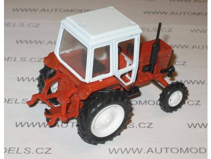 MTZ 82 Belarus - traktor bílý  MTZ 82 Belarus - kovový model traktoru