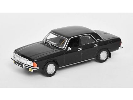 Volha GAZ-3102 1:43 Kultovní auta SSSR časopis s modelem #35  Volga GAZ 3102 - kovový model auta