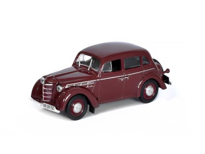 MOSKVIČ 400 - 1947 1:43 Kultovní auta ČSSR časopis s modelem  Moskvič-400 Kultovní auta ČSSR - kovový model auta