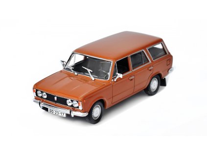 Fiat 125P Kombi 1:43 - Kultovní auta ČSSR - časopis s modelem  Fiat 125 P Kombi - kovový model auta