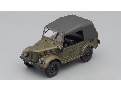 GAZ-69A 1:43 Kultovní auta SSSR časopis s modelem  GAZ 69A - kovový model