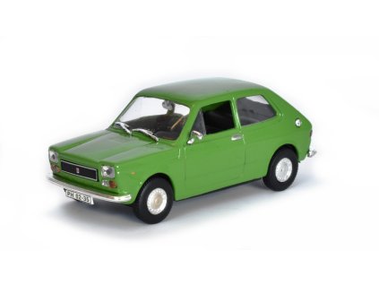 FIAT 127P 1:43 - Kultovní auta ČSSR časopis s modelem #60  FIAT-127 P - kovová model auta