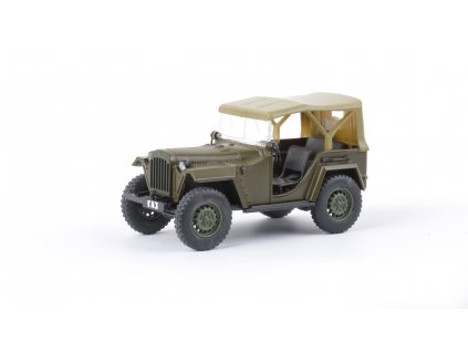 GAZ-67B 1:43 Kultovní auta ČSSR časopis s modelem  GAZ 67 B Kultovní auta ČSSR - kovový model auta