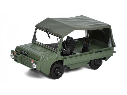 LUAZ-967 1:43 - Kultovní auta SSSR časopis s modelem  LUAZ 967M - kovový model