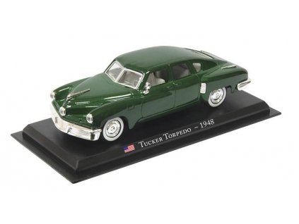 Tucker Torpedo - 1948 1:43 - Legendární automobily časopis s modelem  Tucker Torpedo 1948 - kovový model auta