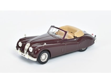 Jaguar XK 140 1:43 - Superauta DeAgostini časopis s modelem  Jaguar XK140 - kovový model auta z časopisu Superkary - Superauta