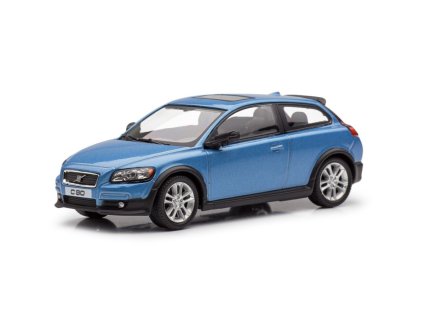 Volvo C30 2007 modrá 1:43 - Cararama  Volvo C30 - kovový model