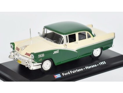 Ford Fairlane Havana taxi 1955 1:43 - Taxíky světa  Ford Fairlane - kovový model taxi