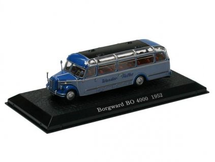 Borgward BO 4000 1952 autobus - Bus Collection  Borgward BO 4000 - kovový model  autobusu