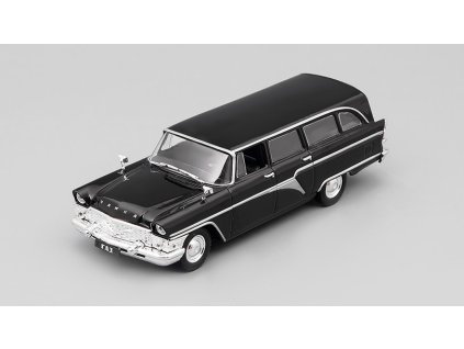 ČAJKA GAZ-13S Kombi sanitka 1:43 - Kultovní auta SSSR časopis s modelem #89  ČAJKA GAZ 13 S Kombi TAZ 13 - kovový model auta