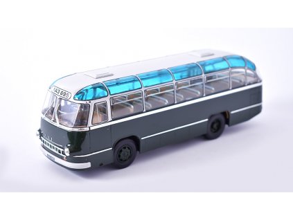 Časopis s modelem LAZ 695  - Ultra-models - autobus  LAZ 695  - Ultra-modelss - autobus - kovový model auta