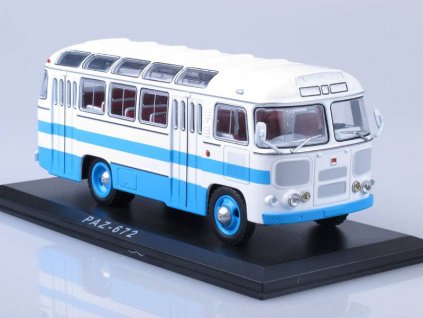 PAZ - 672   - Classic-bus - autobus  PAZ - 672  - Classic-bus - autobus - kovový model auta