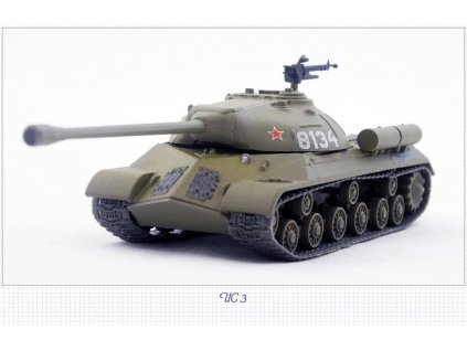 Tank - IS-3 - Ruské tanky časopis s modelem #16  Tank - IS-3 - kovový model tanku
