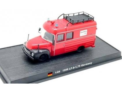 59 - Časopis s modelem - LF-8-1,75 NEMECKO 1/64  -  Kolekce hasičských vozidel  LF-8-1,75 z časopisu Kolekce hasičských vozidel