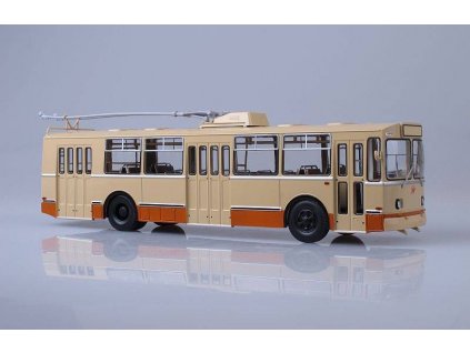 Časopis s modelem -  ZiU 9   SSM - Start Scale Models - sovětský trolejbus  ZIU 9 SSM - sovětský trolejbus - kovový model auta