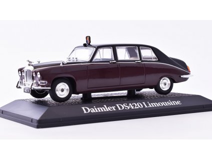 Daimler DS420 Limousine 1:43 - Atlas Prezidentská auta - časopis s modelem  Daimler DS420 Limousine - kovový model auta