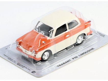TRABANT P50 LIMOUSINE 1:43 - Kultovní auta ČSSR časopis s modelem #72  TRABANT P50 LIMOUSINE - Kultovní auta ČSSR - kovový model auta
