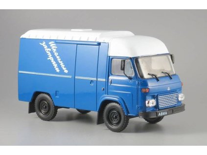 AVIA 21F (A21) 1:43 - Auto ve službě časopis s modelem #44  AVIA 21F (A21) - kovový model auta