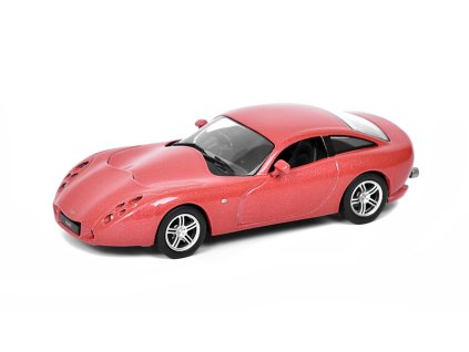 TVR Tuscan T440R 1:43 - Superauta DeAgostini časopis s modelem #46  TVR Tuscan T440R - kovový model auta z časopisu Superkary - Superauta