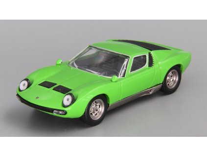 Lamborghini Miura P400SV 1:43 - Superauta DeAgostini časopis s modelem #26  Lamborghini Miura P400 SV - kovový model auta z časopisu Superkary - Superauta