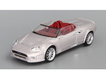 Spyker C12 Spyder 1:43 - Superauta DeAgostini časopis s modelem #27  Spyker C12 Spyder - kovový model auta z časopisu Superkary - Superauta