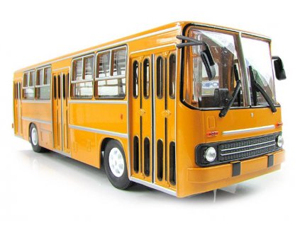 IKARUS 260 1:43 - Sovetskij avtobus časopis s modelem  IKARUS 260 - kovový model auta