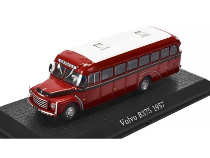 Volvo B375 1957 autobus - 1:72 Atlas Bus Collection  Volvo B-375 - kovový model  autobusu