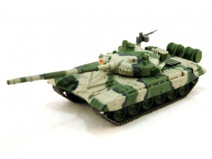 67 - Časopis s modelem - Tank - T-72- Ruské tanky  Tank - T-72 - kovový model tanku