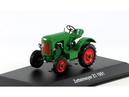 Zettelmeyer Z1 Tractor Germany 1951 1:43 - Hachette časopis s modelem  Zettelmeyer Z1  - kovový model