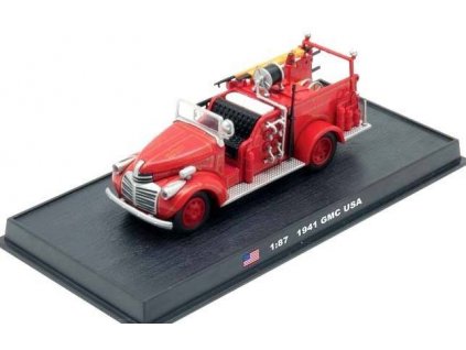 58 - GMC - hasičské -  Kolekce hasičských vozidel  GMC z časopisu Kolekce hasičských vozidel