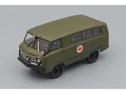 UAZ-450 prototip SANITKA 1:43 - DeAgostini časopis s modelem  UAZ-450 SANITKA prototip - časopis s modelem