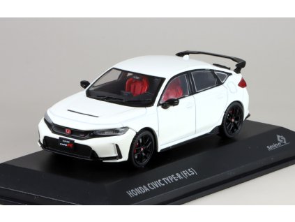 Honda Civic Type R FL5 2022 bílá 1:43 - Solido  Honda Civic - kovový model