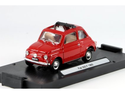 Fiat 500F 1965 1:43 - DeAgostini časopis s modelem  Fiat 500F - kovový model