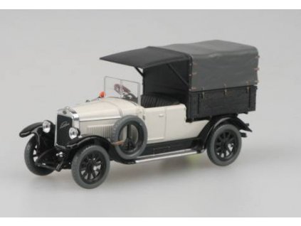 Laurin & Klement Combi Body 1927 bílá 1:43 - Abrex  Laurin & Klement Combi Body 1927 - kovový model auta